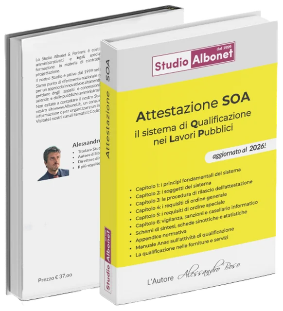 Copertina di Attestazione SOA 2026